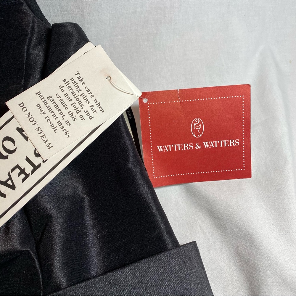 DONATED 🛑Watters & Watters formal black dress sz 10. - Picture 14 of 16